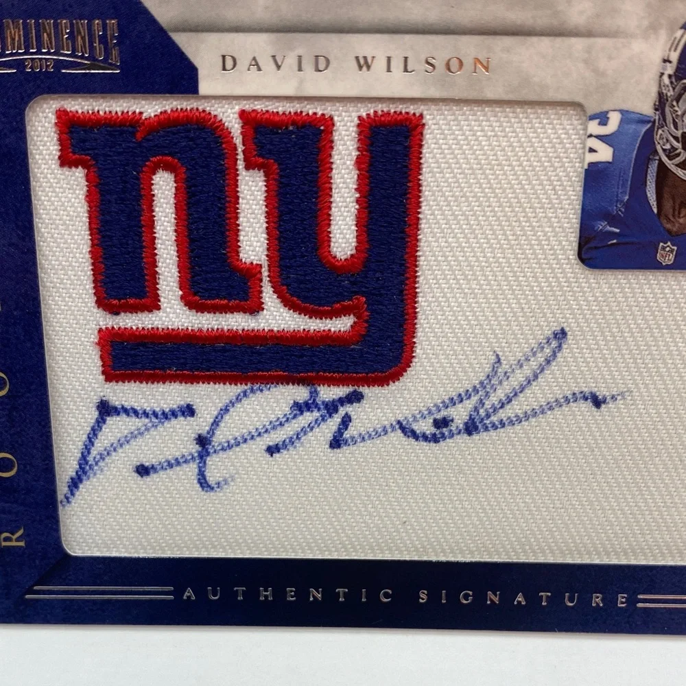 2012 Prominence David Wilson Giants Signature 032/150 #216 (083)